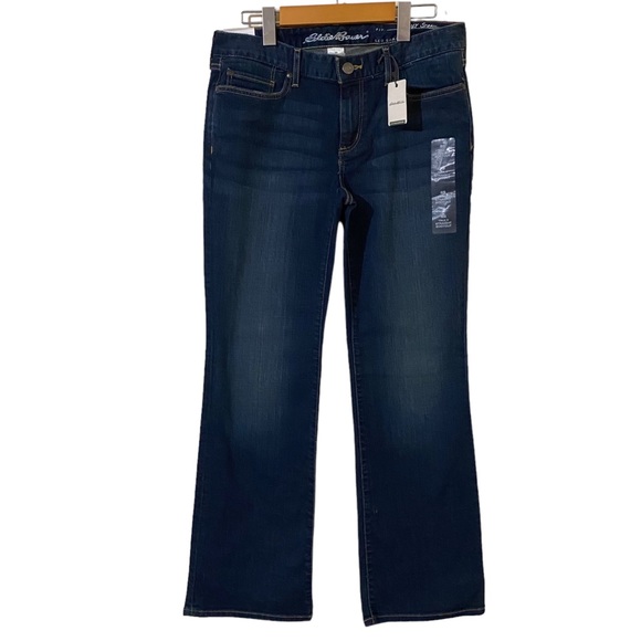 Eddie Bauer Truly Straight Bootcut Women Jeans Size 8 - Picture 1 of 12
